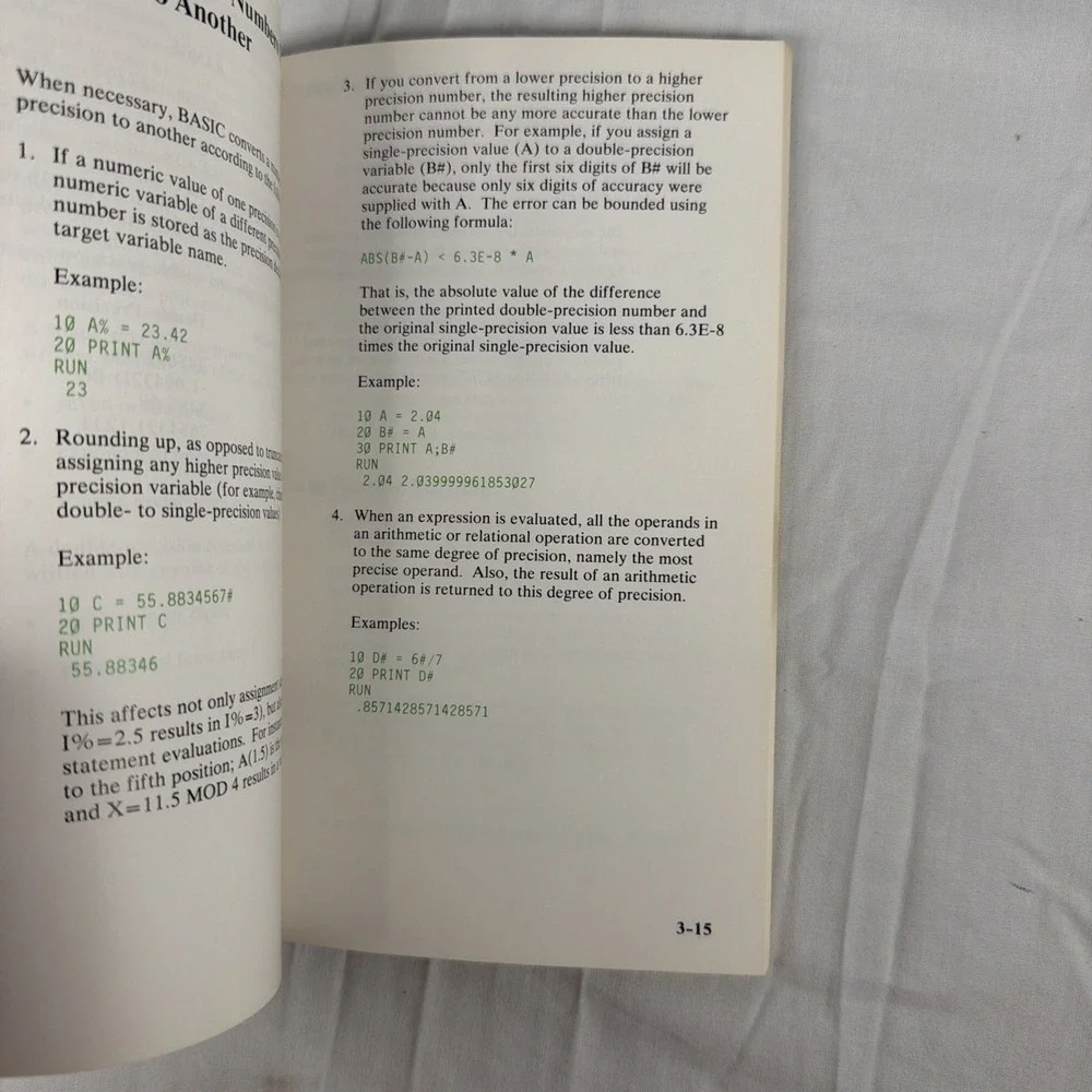 IBM Basic Handbook General Programming Information